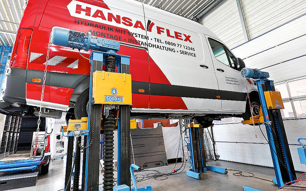 Loading Platform Inspection Inspection of lifting platforms & loading ramps | HANSA-FLEX